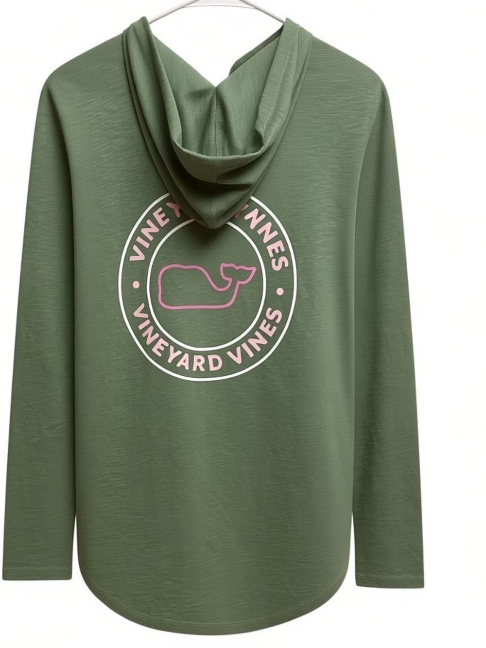 Whale Dot Slub Hoodie Long-Sleeve T-Shirt NWT